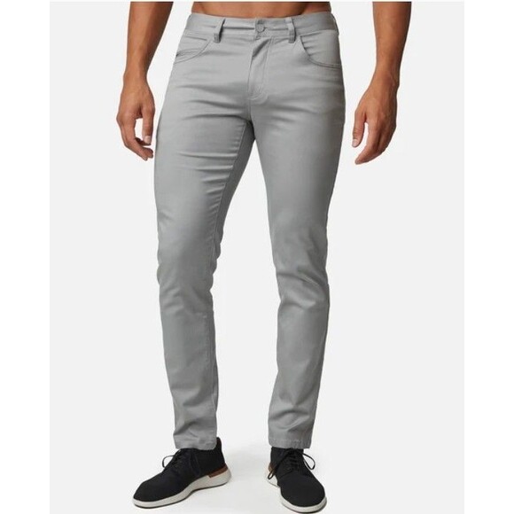 Rhone Everyday Twill Five Pocket Pant Griffin Gray 28W Slim Straight Stretch - Picture 1 of 9